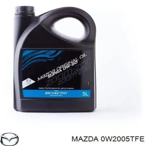 Моторне масло 0W2005TFE Mazda