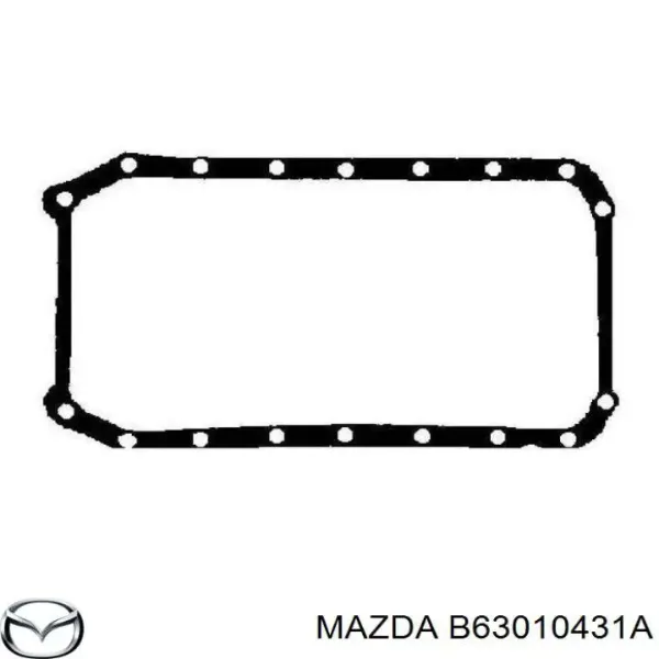 Прокладка піддону картера двигуна B63010431A Mazda