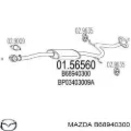 Глушник, центральна частина Mazda 323 BG