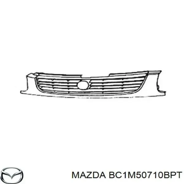 Решітка радіатора Mazda 323 S V