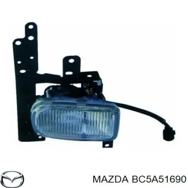 Фара протитуманна, ліва Mazda 323 C V