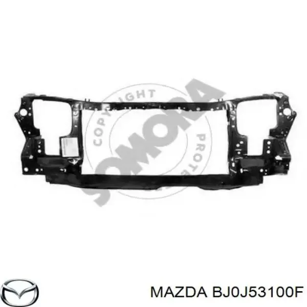Рамка радіатора 450904 Polcar