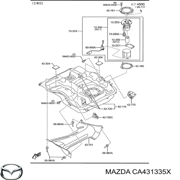  CA431335X Mazda