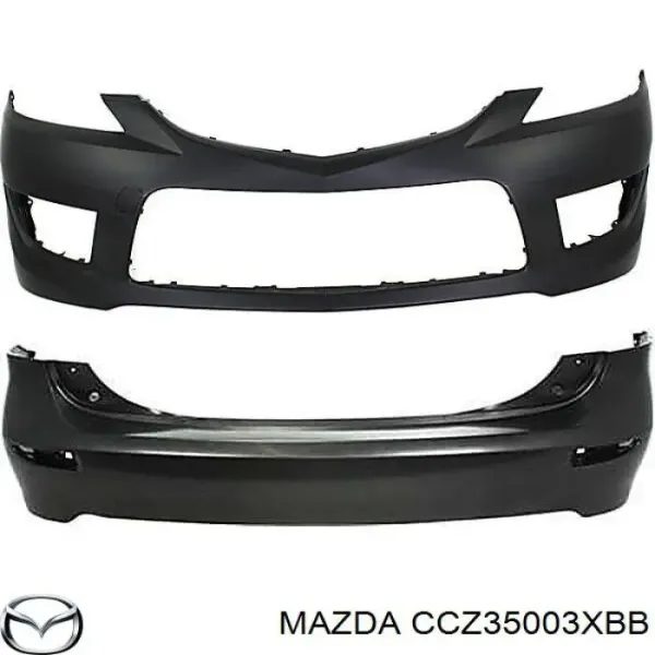 Передній бампер CCZ35003XBB Mazda