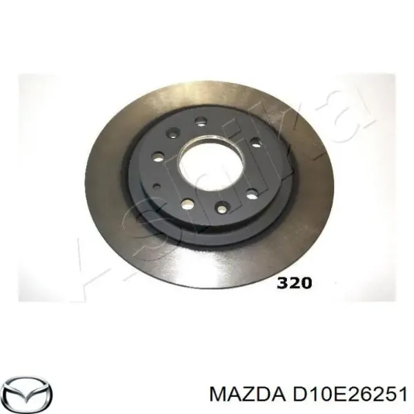 Гальмівні диски D10E26251 Mazda