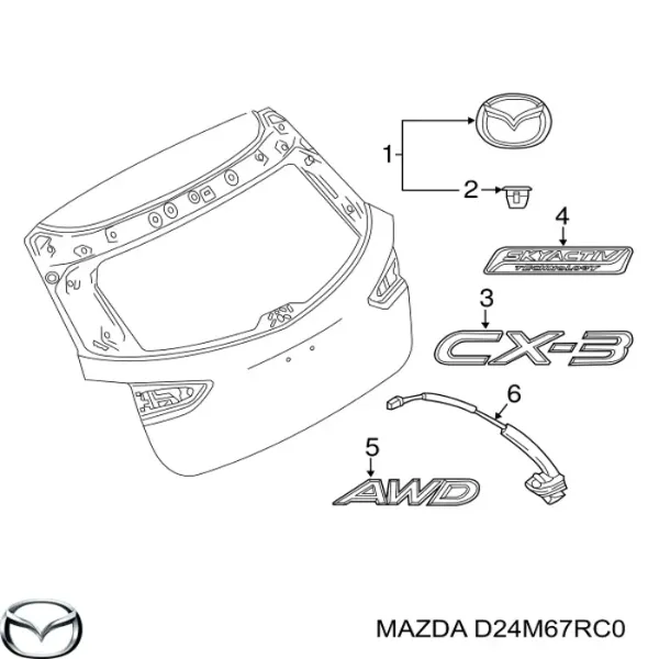  D24M67RC0 Mazda