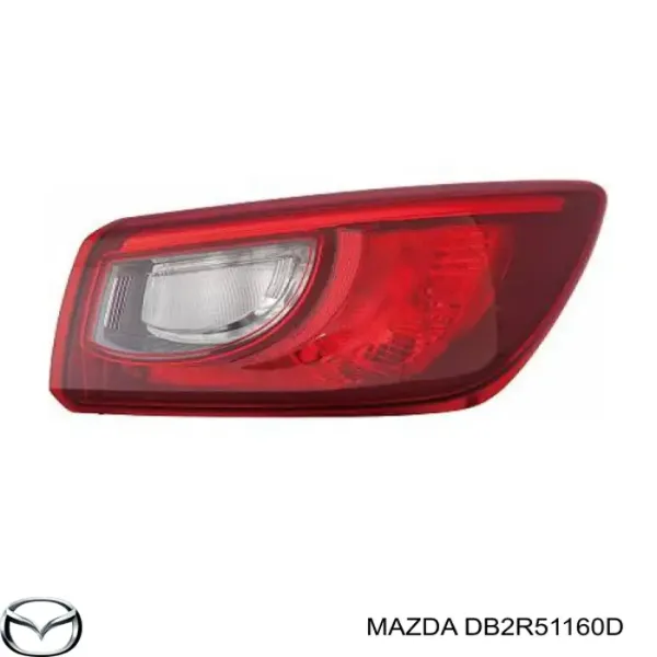Ліхтар задній лівий, зовнішній DB2R51160D Mazda