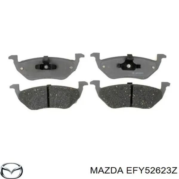 Задні гальмівні колодки EFY52623Z Mazda