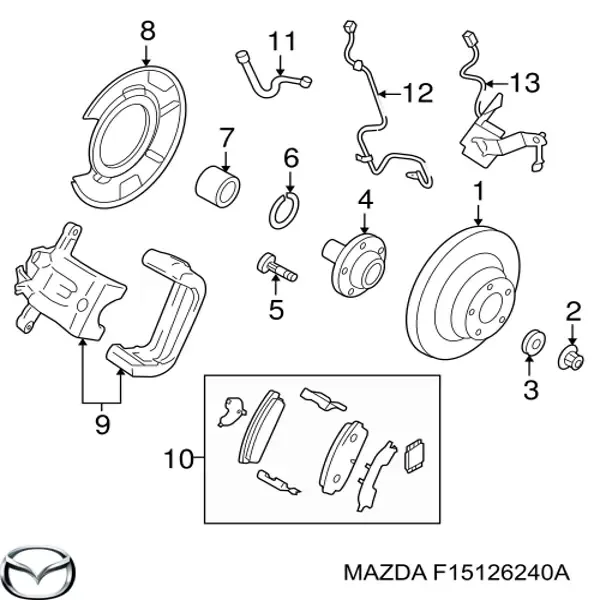  F15126240A Mazda