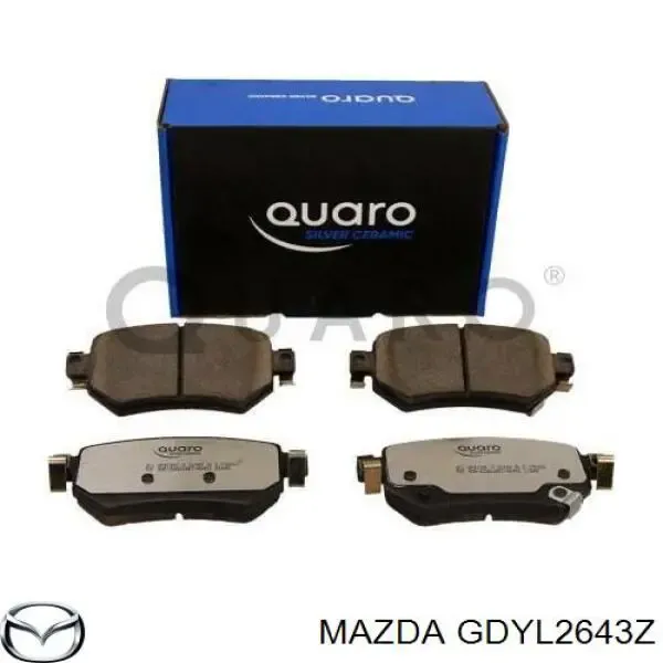 Задні гальмівні колодки GDYL2643Z Mazda