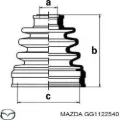 Пильник ШРУСа внутрішній MAZDA GG1122540