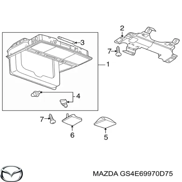  GS4E69970D75 Mazda