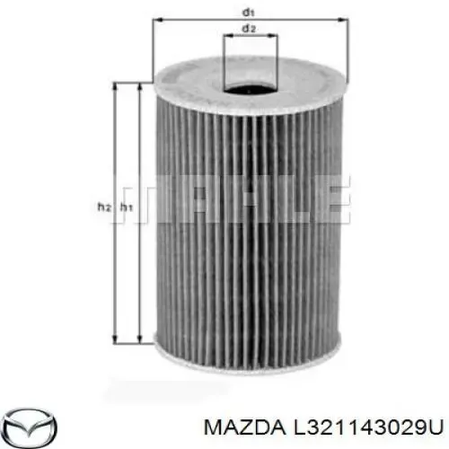 Масляний фільтр L321143029U Mazda