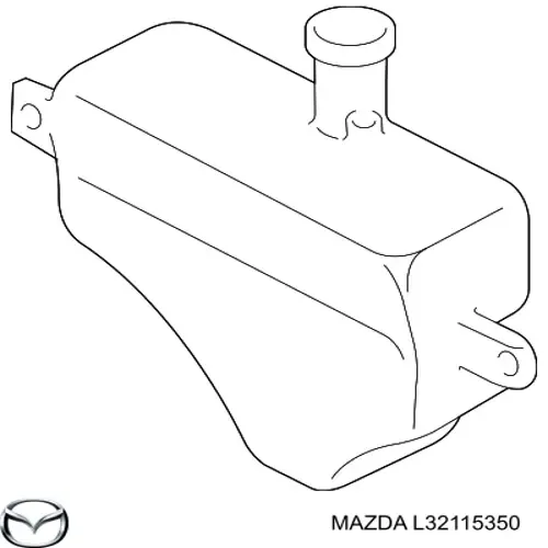Бачок системи охолодження L32115350 Mazda