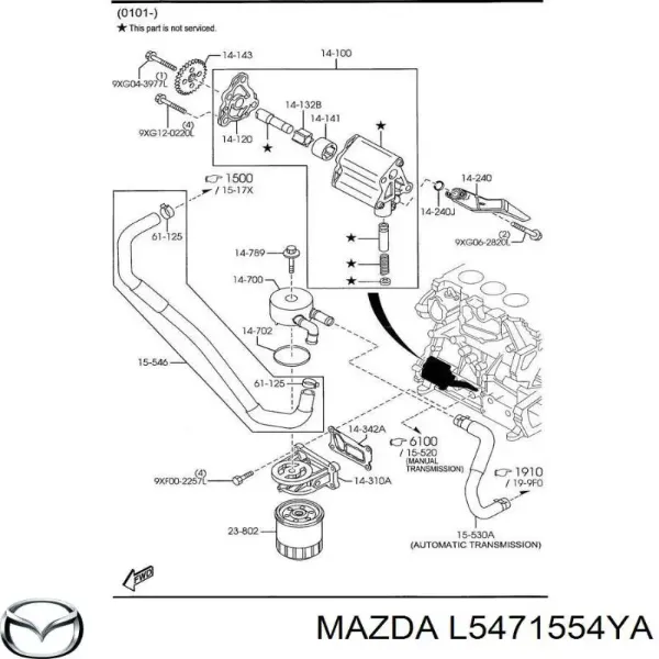  L5471554YA Mazda