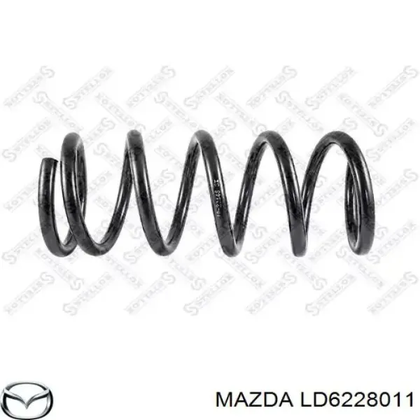 Пружина задня, ліва LD6228011 Mazda