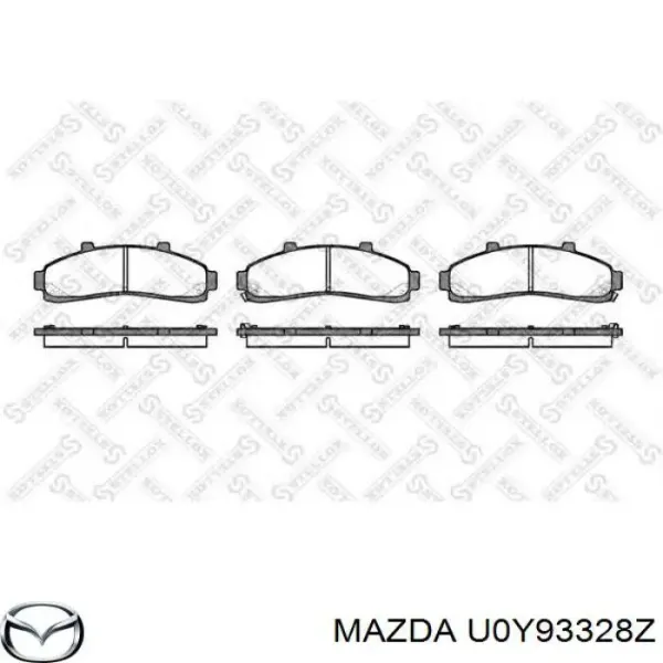 Передні тормозні колодки U0Y93328Z Mazda