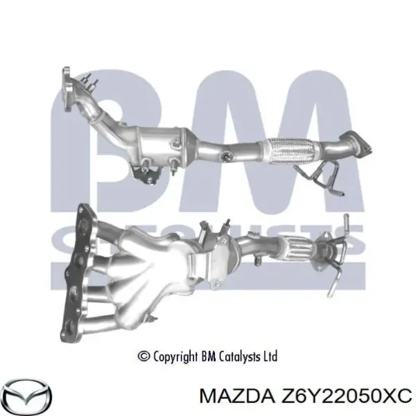 Каталізатор Z6Y22050XC Mazda