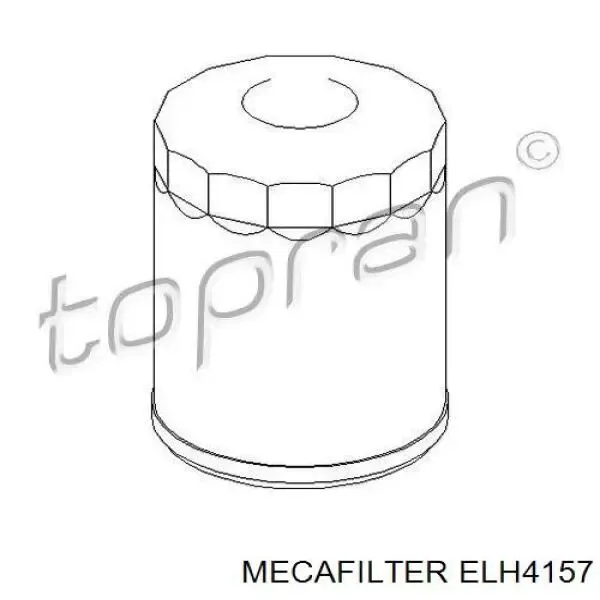 Масляний фільтр ELH4157 Mecafilter