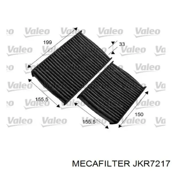 Фільтр салону JKR7217 Mecafilter