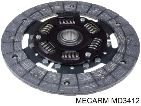 Диск зчеплення MD3412 Mecarm