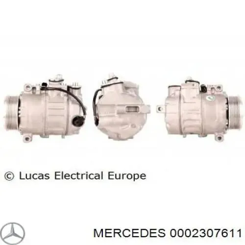 Компресор кондиціонера A000230761180 Mercedes