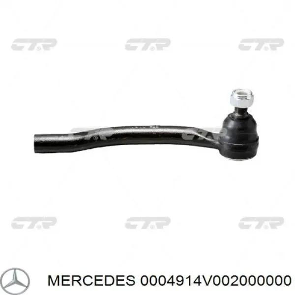 Пильник рульового механізму/рейки, правий 0004914V002000000 Mercedes