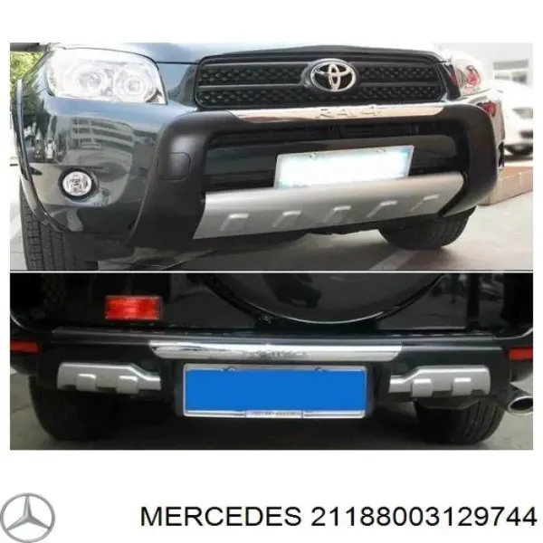 Накладка бампера заднього, ліва 5703053528971P Mercedes