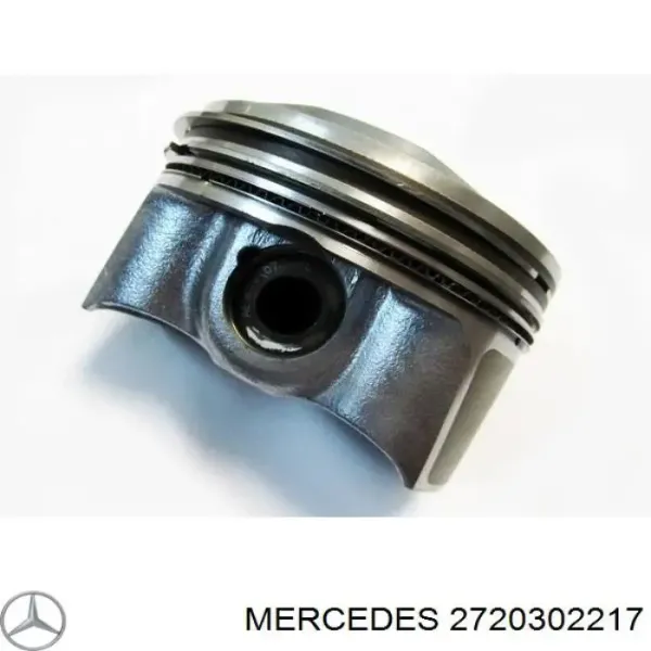 Поршень в комплекті на 1 циліндр, STD 52400 Mahle Original