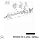 Кришка генератора задня MERCEDES 0001544004 Кришка генератора задня MERCEDES 0001544004