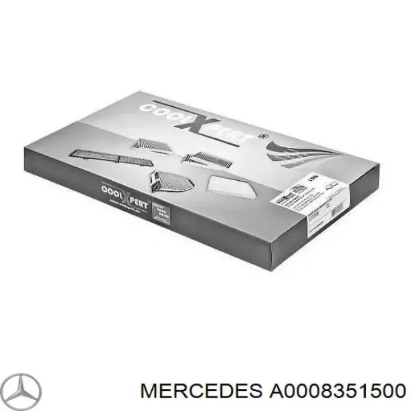Фільтр салону A0008351500 Mercedes