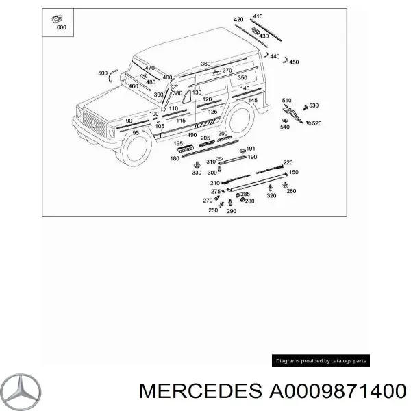  A0009871400 Mercedes