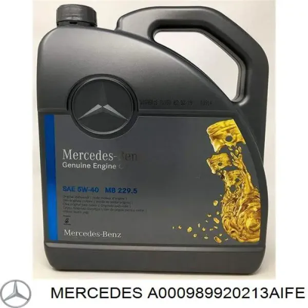 Моторне масло A000989920213AIFE Mercedes
