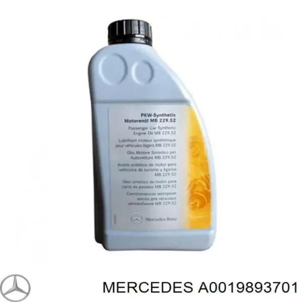 Моторне масло A0019893701 Mercedes