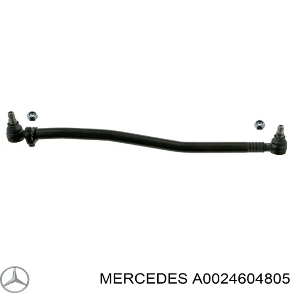 Тяга рульова поздовжня, передньої підвіски A0024604805 Mercedes