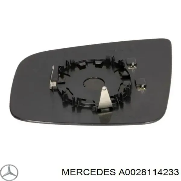 Дзеркальний елемент дзеркала заднього виду, правого A0028114233 Mercedes
