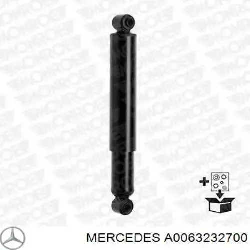 Амортизатор передній A0063232700 Mercedes