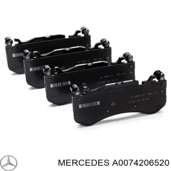 Передні тормозні колодки A0074206520 Mercedes