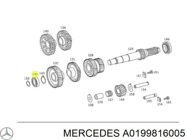  A0199816005 Mercedes