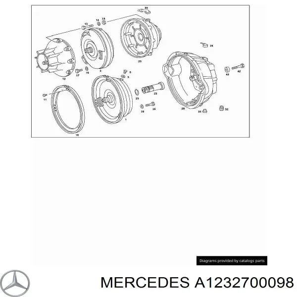 Фільтр АКПП A1232700098 Mercedes