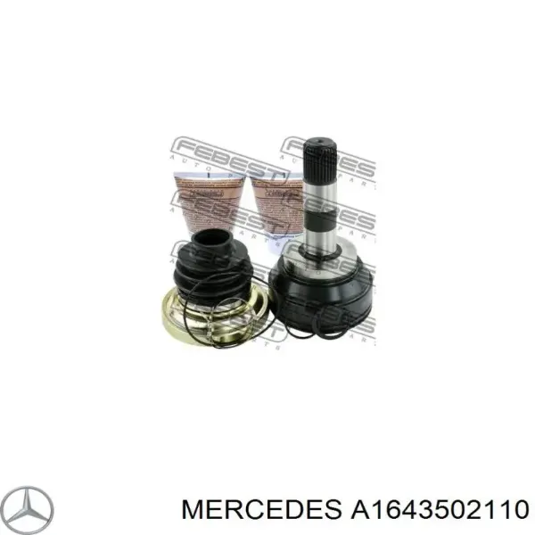 Піввісь задня, ліва A1643502110 Mercedes