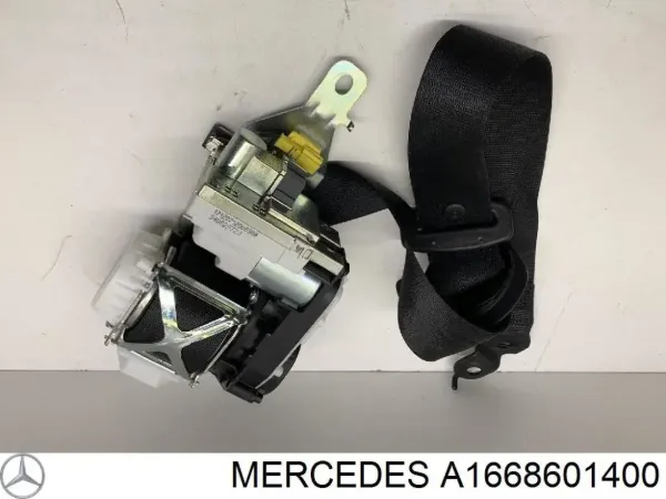 Пасок безпеки передній правий A1668601400 Mercedes