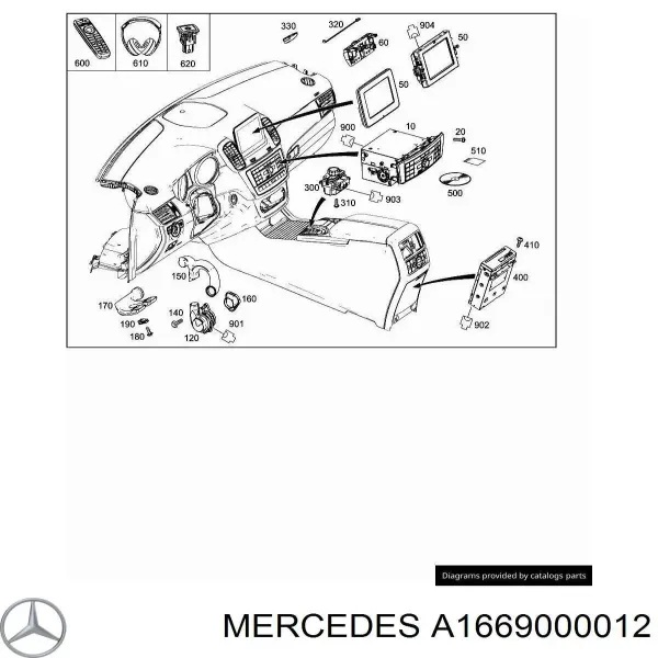  A1669000012 Mercedes