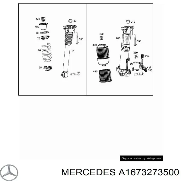  A1673273500 Mercedes
