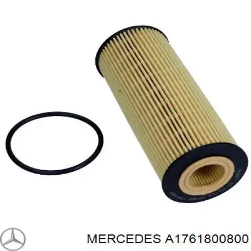 Масляний фільтр A1761800800 Mercedes