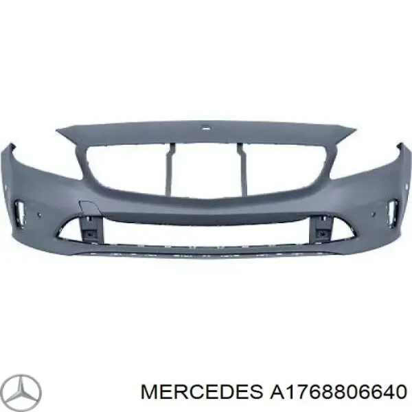 Передній бампер A1768806640 Mercedes