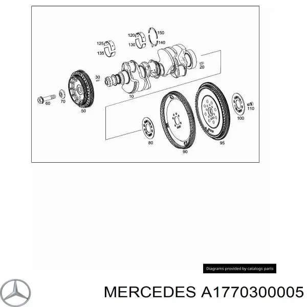 Маховик A1770300005 Mercedes