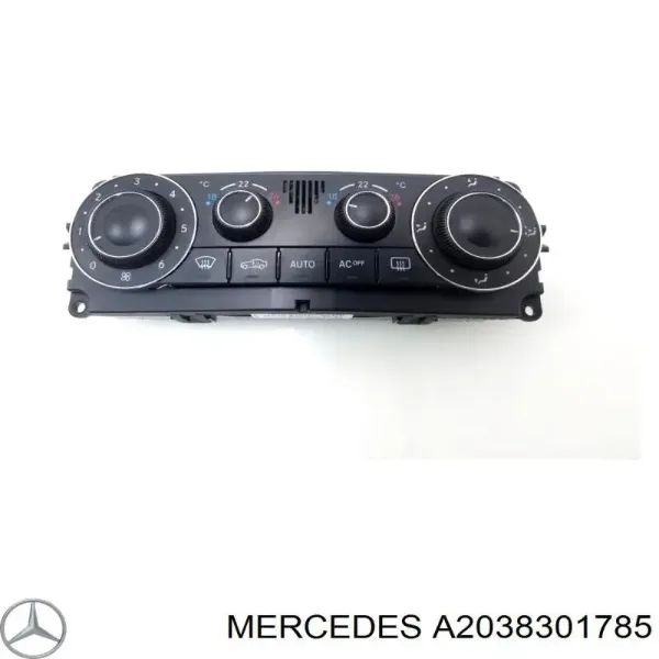 Блок управління кондиціонером A2038301785 Mercedes