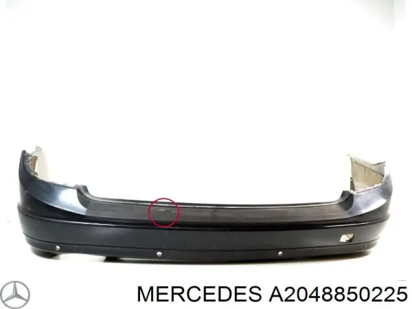 Задній бампер A2048850225 Mercedes