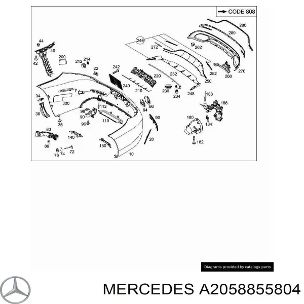  A2058855804 Mercedes